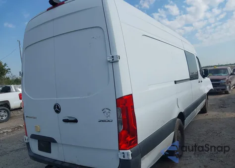 2019 Mercedes-Benz Sprinter 2500 High Roof V6 z USA, uszkodzony, nr VIN WD4PF1CD7KP155436